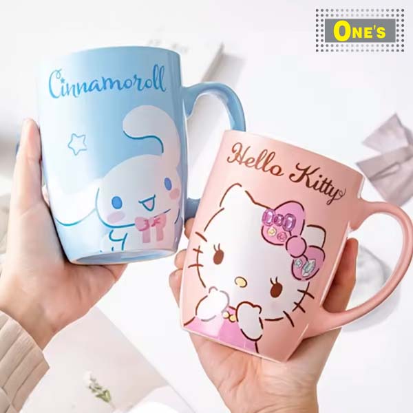 三麗鷗馬克杯 Sanrio Mug (大耳狗 凱蒂貓 / Cinnamoroll Hello Kitty)