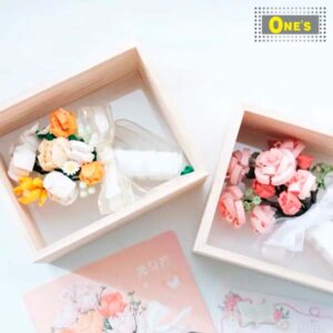 月光社 花束 相框 花卉 少女 積木玩具 Flower Frame Build Block Toy