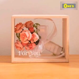 月光社 花束 相框 花卉 少女 積木玩具 Flower Frame Build Block Toy